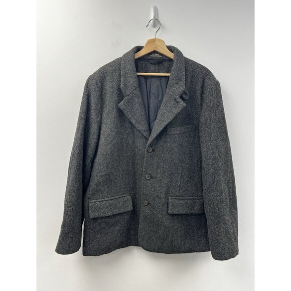 L.L.Bean Shetland Wool Insulated Thinsulate Coat Blazer Tweed Jacket  42 Reg - Picture 13 of 13